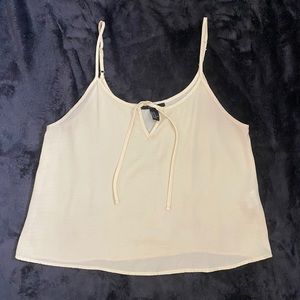 Yellow Sleeveless Flowy Top